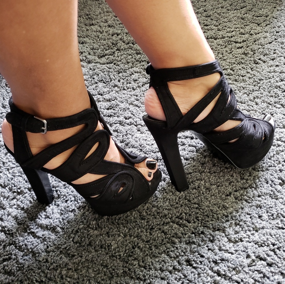 Black heels